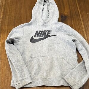 Nike Heather Gray Pullover Hoodie